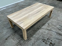 Eiken salontafel 140,5x71x45cm - afbeelding 3 van  5