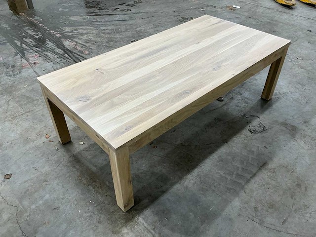 Eiken salontafel 140,5x71x45cm - afbeelding 5 van  5