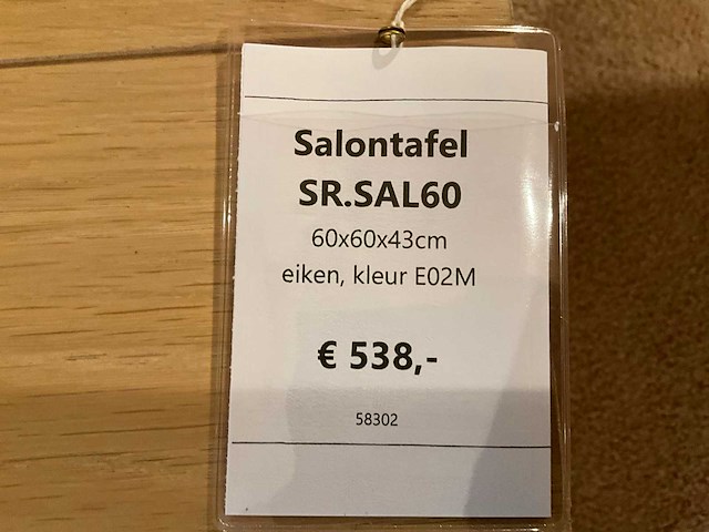 Eiken salontafel - afbeelding 7 van  7