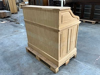 Eiken secretaire, bureau 111x123,5x70,5cm - afbeelding 4 van  9
