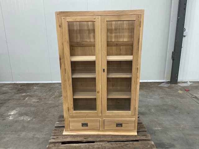 Eiken servieskast 142x88x30,5cm - afbeelding 1 van  2
