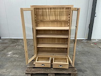 Eiken servieskast 142x88x30,5cm - afbeelding 2 van  2