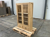 Eiken servieskast 143x88,5x30,5cm - afbeelding 1 van  6