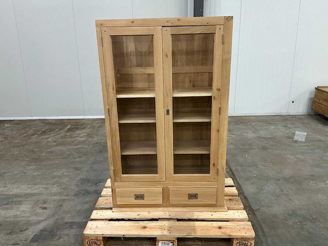 Eiken servieskast 143x88,5x30,5cm - afbeelding 2 van  6