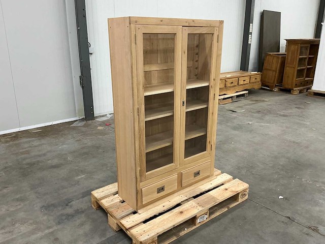 Eiken servieskast 143x88,5x30,5cm - afbeelding 3 van  6
