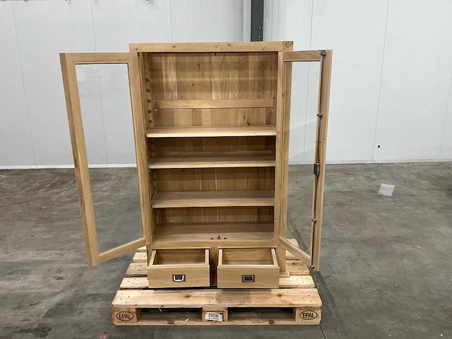 Eiken servieskast 143x88,5x30,5cm - afbeelding 6 van  6