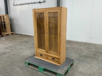 Eiken servieskast 143x88,5x30,5cm - afbeelding 1 van  7