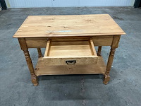 Eiken sidetable 77,5x105x53,5cm - afbeelding 3 van  3