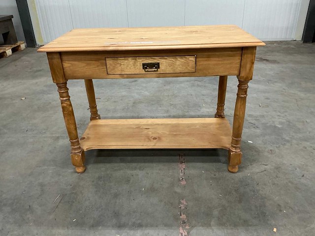 Eiken sidetable 77,5x105x53,5cm - afbeelding 2 van  6