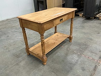 Eiken sidetable 77,5x105x53,5cm - afbeelding 3 van  6