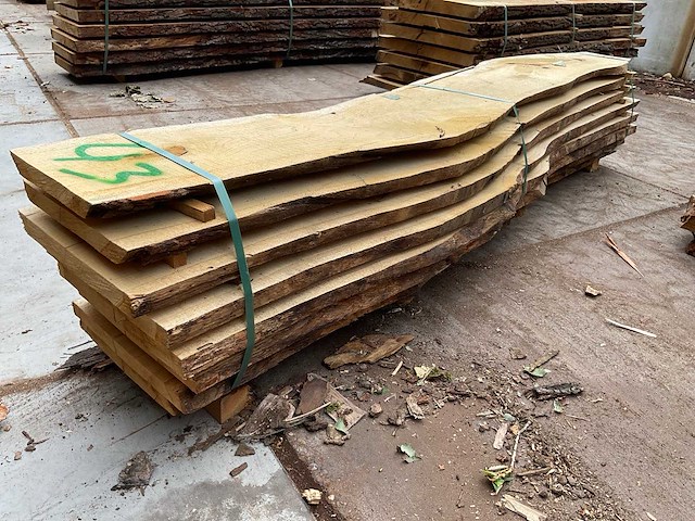 Eiken stam 33 mm ca. 0,300 m³ - afbeelding 3 van  5