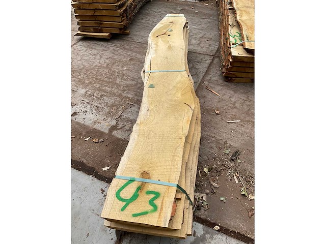 Eiken stam 33 mm ca. 0,300 m³ - afbeelding 5 van  5