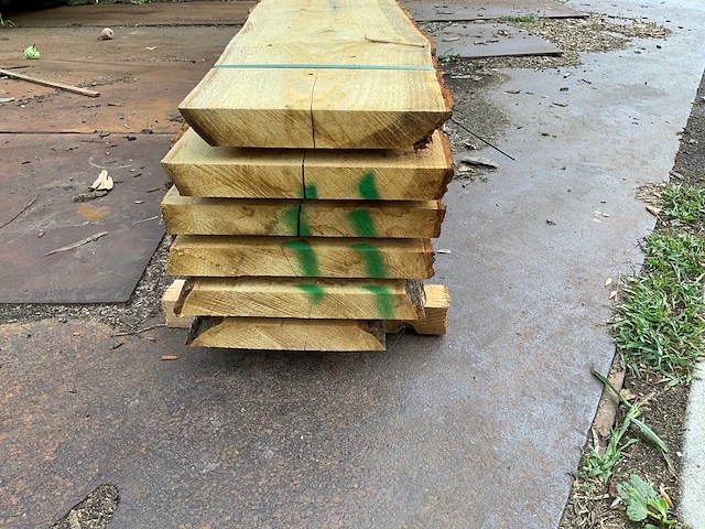 Eiken stam 45 mm ca. 0,369 m³ - afbeelding 2 van  5
