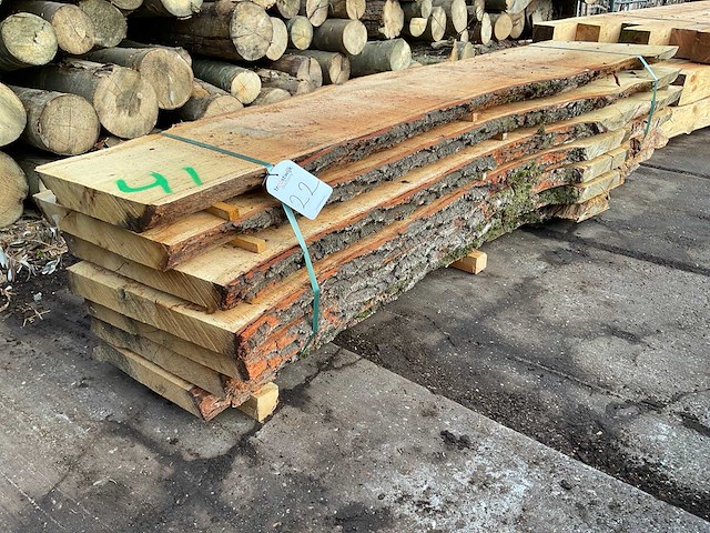 Eiken stam 55 mm ca. 0,580 m³ - afbeelding 1 van  5