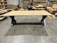 Eiken tafel 220 cm. - afbeelding 2 van  4
