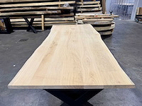 Eiken tafel 220 cm. - afbeelding 4 van  4