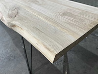 Eiken tafel (2,66x0,80 mtr) - afbeelding 3 van  13