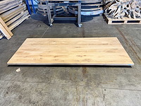Eiken tafelblad 180 cm. - afbeelding 1 van  2