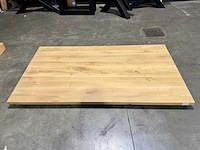 Eiken tafelblad 180 cm. - afbeelding 1 van  2