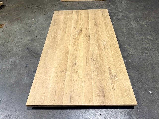 Eiken tafelblad 180 cm. - afbeelding 2 van  2