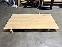 Eiken tafelblad 180 cm. - afbeelding 2 van  2