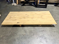 Eiken tafelblad 220 cm. - afbeelding 2 van  2