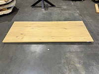 Eiken tafelblad 260 cm. - afbeelding 1 van  3