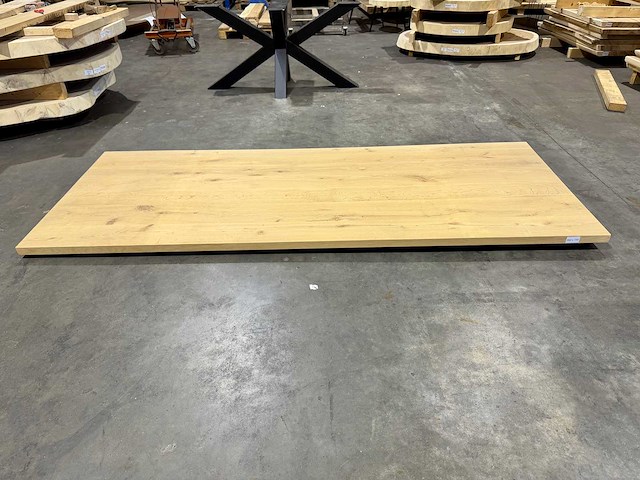 Eiken tafelblad 260 cm. - afbeelding 3 van  3