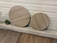 Eiken tafelblad (6x) - afbeelding 1 van  6
