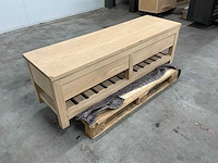 Eiken televisiemeubel 48x150x45,5cm - afbeelding 1 van  4