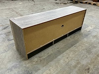 Eiken televisiemeubel 63,5x190x48,5cm - afbeelding 5 van  6