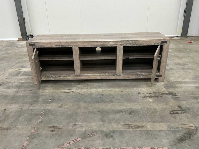 Eiken televisiemeubel 63,5x190x48,5cm - afbeelding 6 van  6