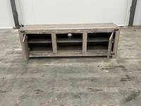Eiken televisiemeubel 63,5x190x48,5cm - afbeelding 6 van  6