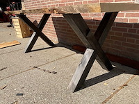 Eiken tuintafel 214 cm - afbeelding 3 van  4