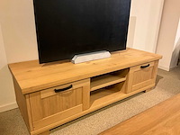 Eiken tv meubel - afbeelding 2 van  4