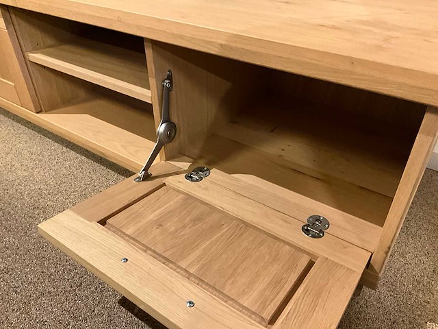 Eiken tv meubel - afbeelding 4 van  4