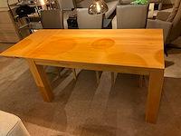 Eiken uitschuifbare eetkamertafel - afbeelding 4 van  5