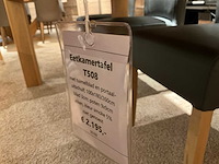 Eiken uitschuifbare eetkamertafel - afbeelding 5 van  5