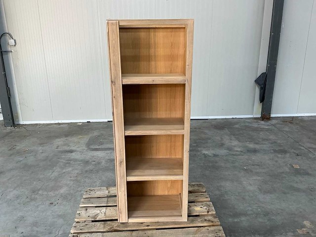 Eiken vakkenkast 156,5x56,5x35cm - afbeelding 2 van  5