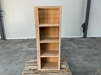 Eiken vakkenkast 156,5x56,5x35cm - afbeelding 2 van  5