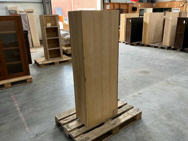 Eiken vakkenkast 156,5x56,5x35cm - afbeelding 5 van  5