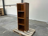Eiken vakkenkast 156,5x56,5x36,5cm