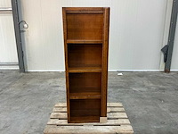Eiken vakkenkast 156,5x56,5x36,5cm - afbeelding 2 van  5