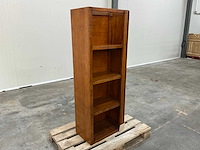 Eiken vakkenkast 156,5x56,5x36,5cm - afbeelding 3 van  5