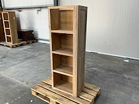 Eiken vakkenkast 156,5x56,5x36,5cm - afbeelding 1 van  3