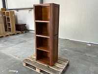 Eiken vakkenkast 156,5x56,5x36cm - afbeelding 1 van  2