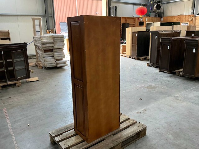 Eiken vakkenkast 156,5x56,5x36cm - afbeelding 2 van  2
