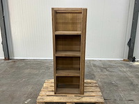 Eiken vakkenkast 156,5x56,5x36cm - afbeelding 2 van  5