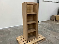 Eiken vakkenkast 156,5x56,5x36cm - afbeelding 3 van  5