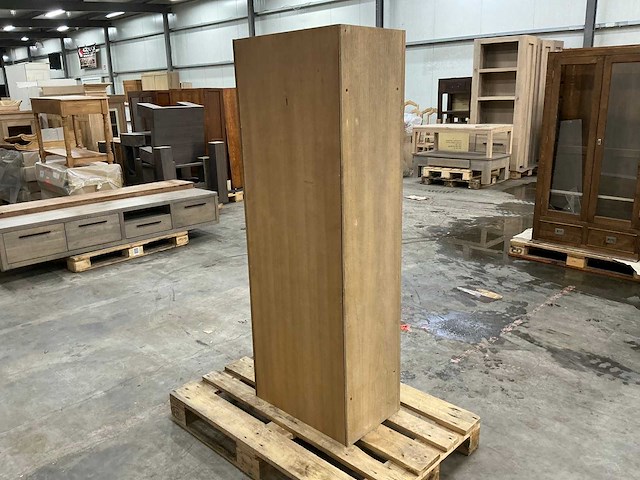Eiken vakkenkast 156,5x56,5x36cm - afbeelding 4 van  5